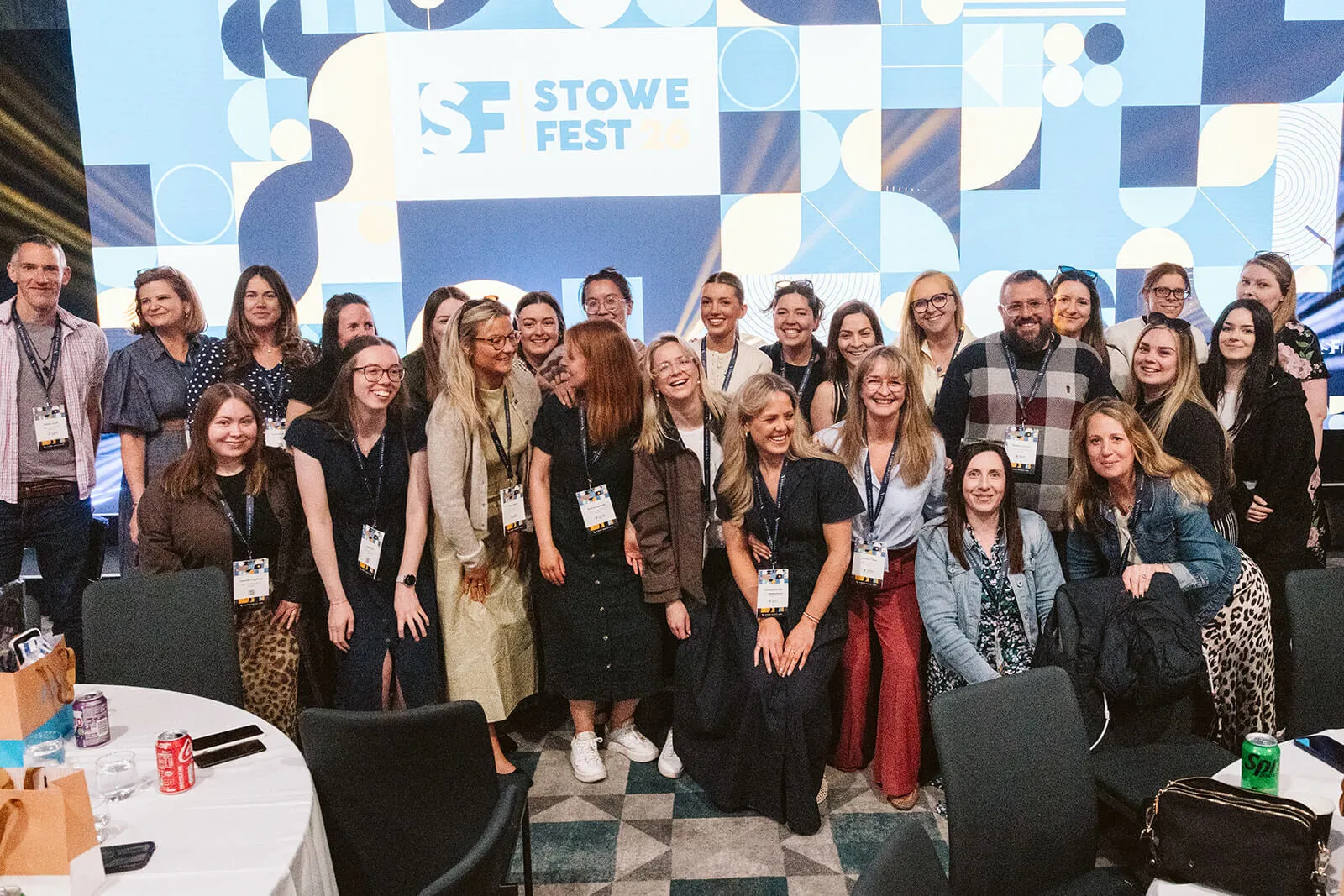Stowe team celebrating together at StoweFest